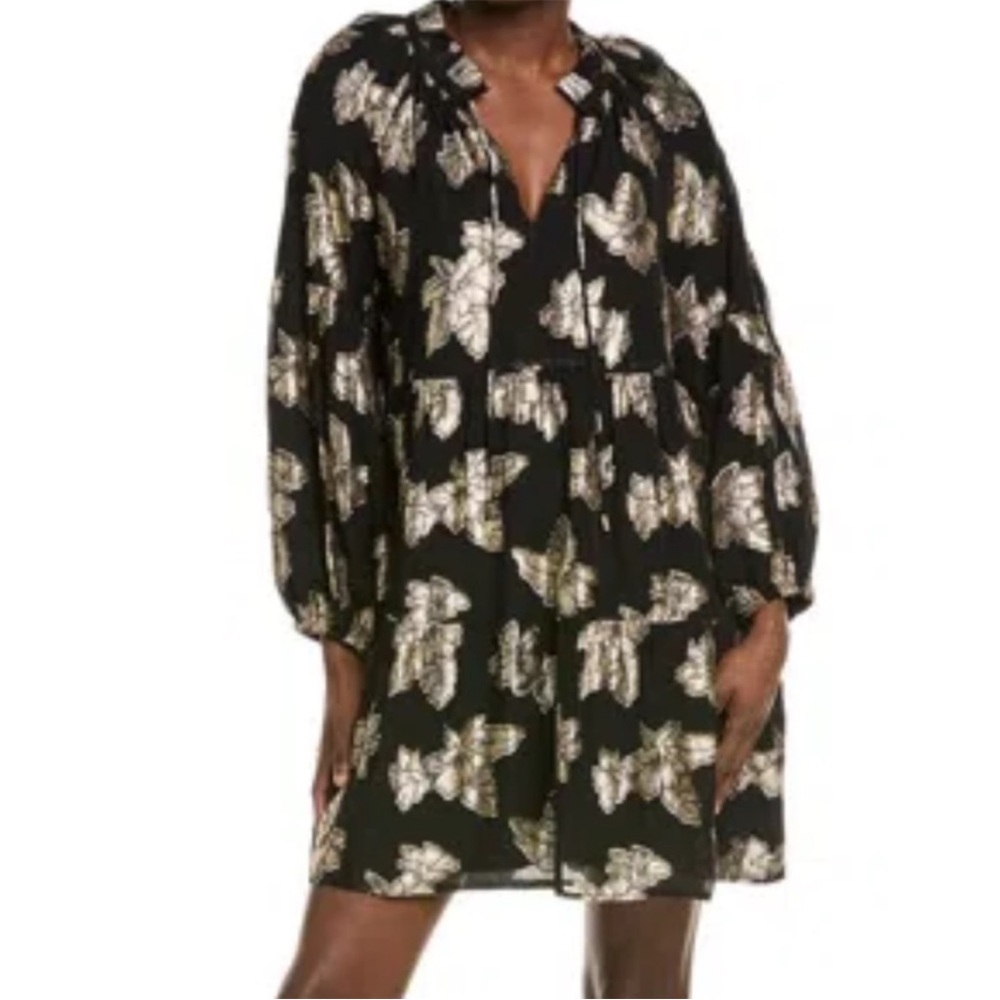 Tommy Bahama Black and Gold Dress NWT Size Large